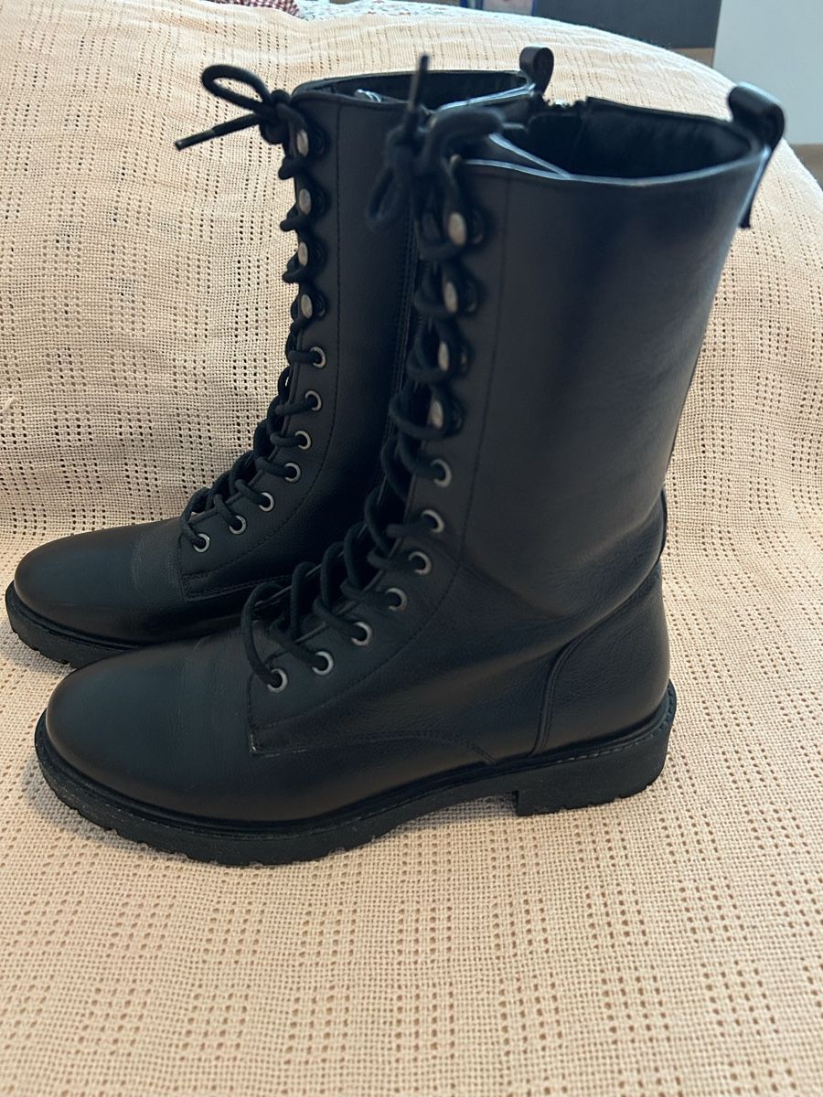 Scarpe da donna: Leder Schnürstiefel Schwarz Gr. 39 , Top  – Nuovo (secondo la descrizione) da Zürich venduto da robbii13