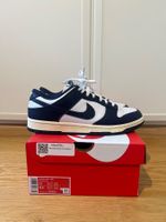 W Nike Dunk Low White/Midnight Navy
