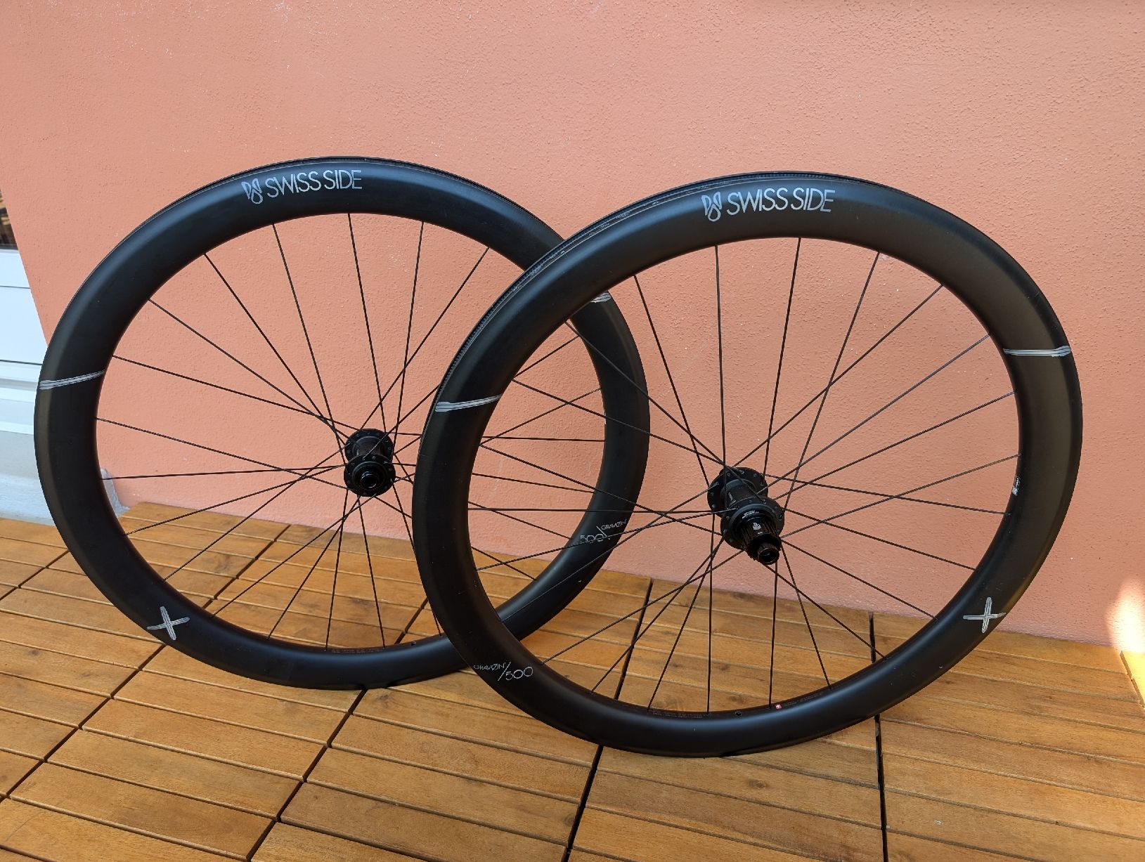 Pneus & Kompletträder: Swiss Side Gravon 500 Carbon Wheelset – Gebraucht aus Oberrieden von BJ23