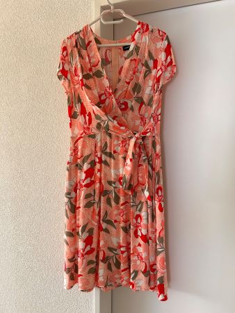 👗Sommerkleid TAIFUN mega Colors🟡🟢🔴Gr. 38 *TOP*