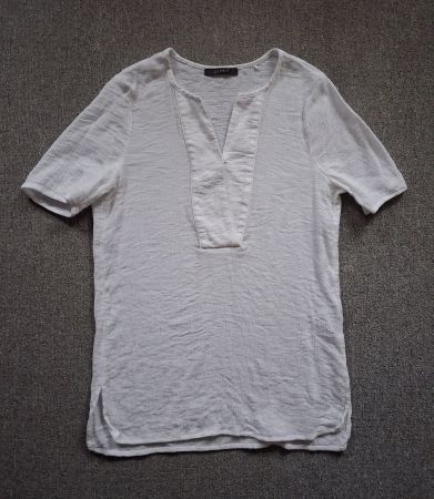 Esprit Bluse weiss, strukturierter Stoff, Gr.38, neuwertig