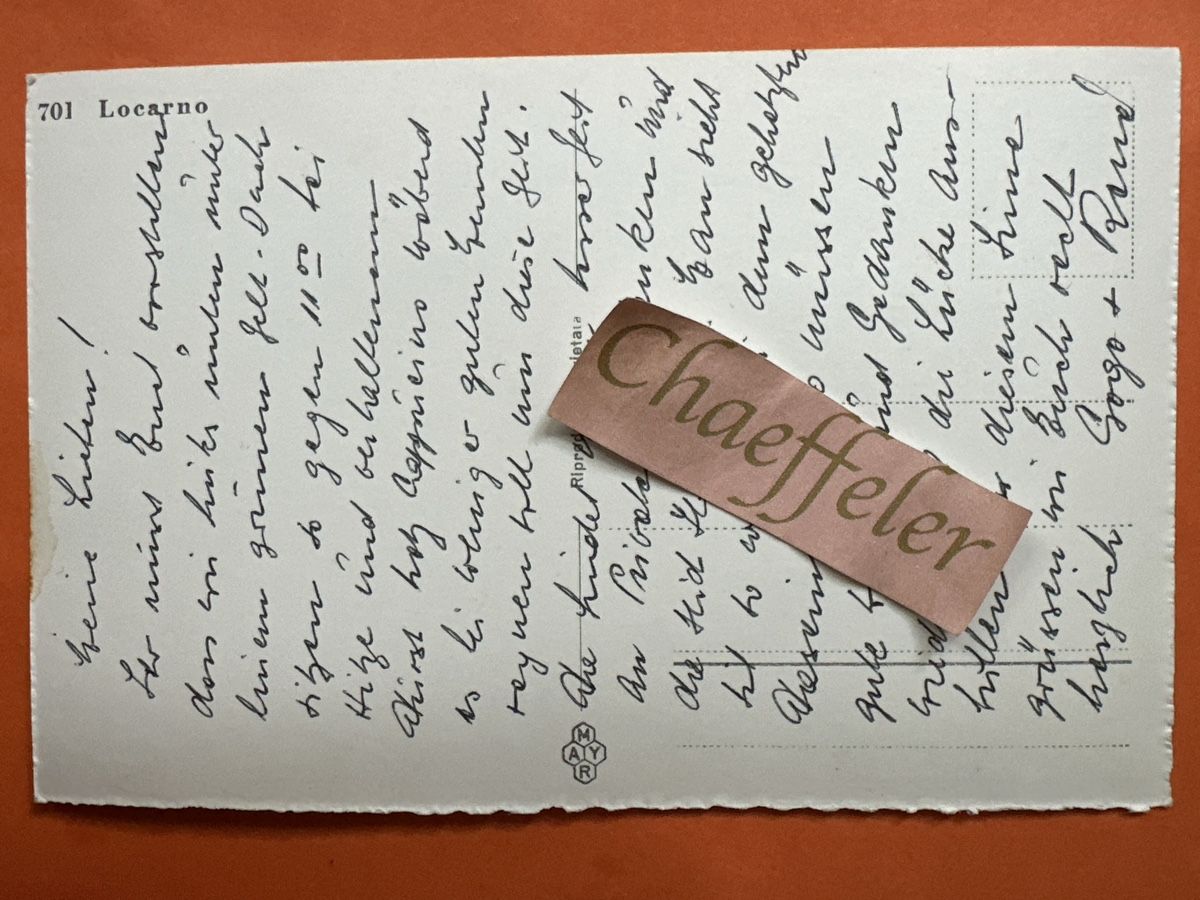 Cartes postales: Ansichtskarte Locarno.  guter Zustand – D'occasion à Zürich par Chaeffeler 1