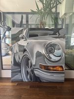 Porsche 911 Ölgemälde 100x100cm