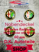 Alfa Romeo Nabendeckel, Nabenkappen, Felgendeckel 60 mm