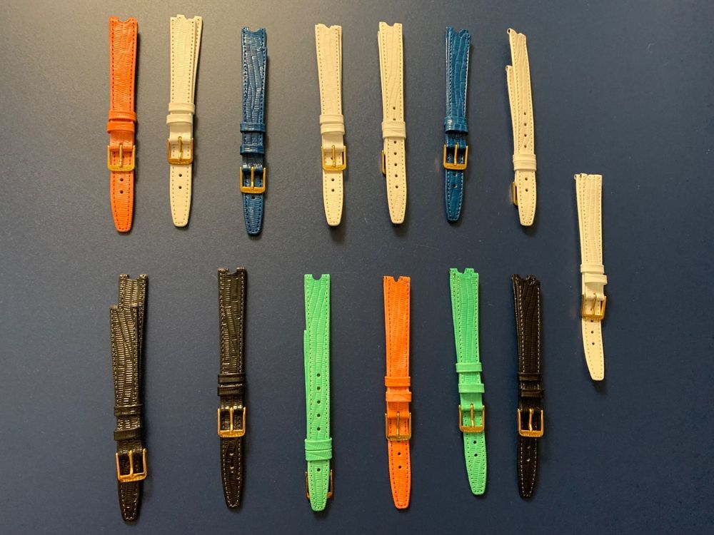 5 Paar 22 Mm Echtleder Uhrenarmbänder Großhandel