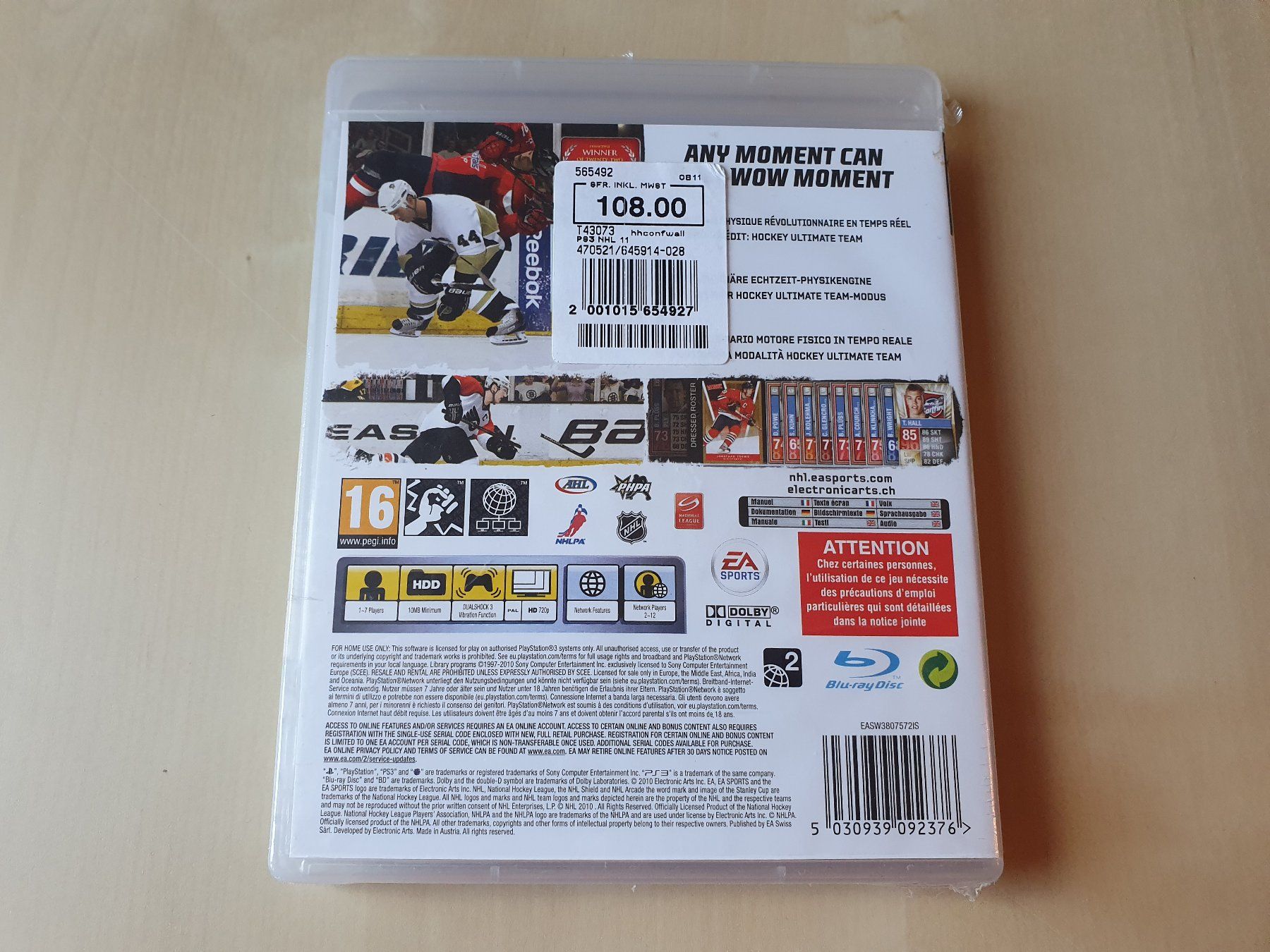 Sony Spiele: NHL 11 neu und ovp – Neu und originalverpackt aus Stansstad von collectorsshop 1