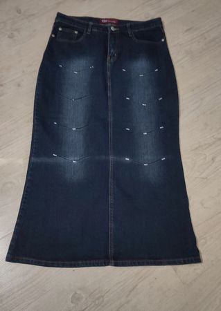 jupe longue jeans 40