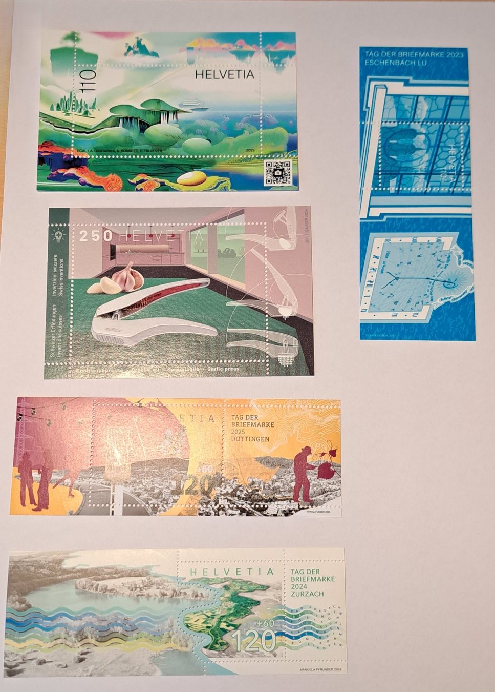 Tutti i francobolli: Schweizer Briefmarken Blöcke / Einzelmarken ** – Nuovo (secondo la descrizione) da Bellikon venduto da cebas23 3