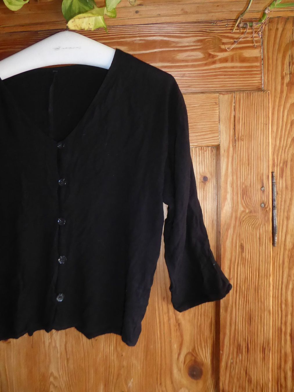Blusen: Schöne schwarze 3/4 Arm Bluse Gr 38/M – Gebraucht aus Sargans von Benziner 1