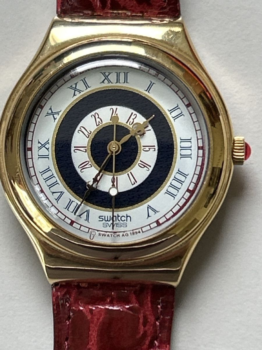 Swatch Orologi: Swatch Irony Big "Sangue Blu" (YGG102)  – Usato da Sattel venduto da usch6417