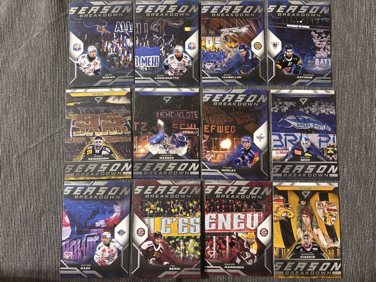 Sportzoo Sammelbilder & Trading cards: Lot/Set Season Breakdown  – Neu (gemäss Beschreibung) aus Thônex von Flanker_Vek