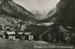 Herbriggen  VS mit Breithorn & Kl. Matterhorn    um  1 9 5 6
