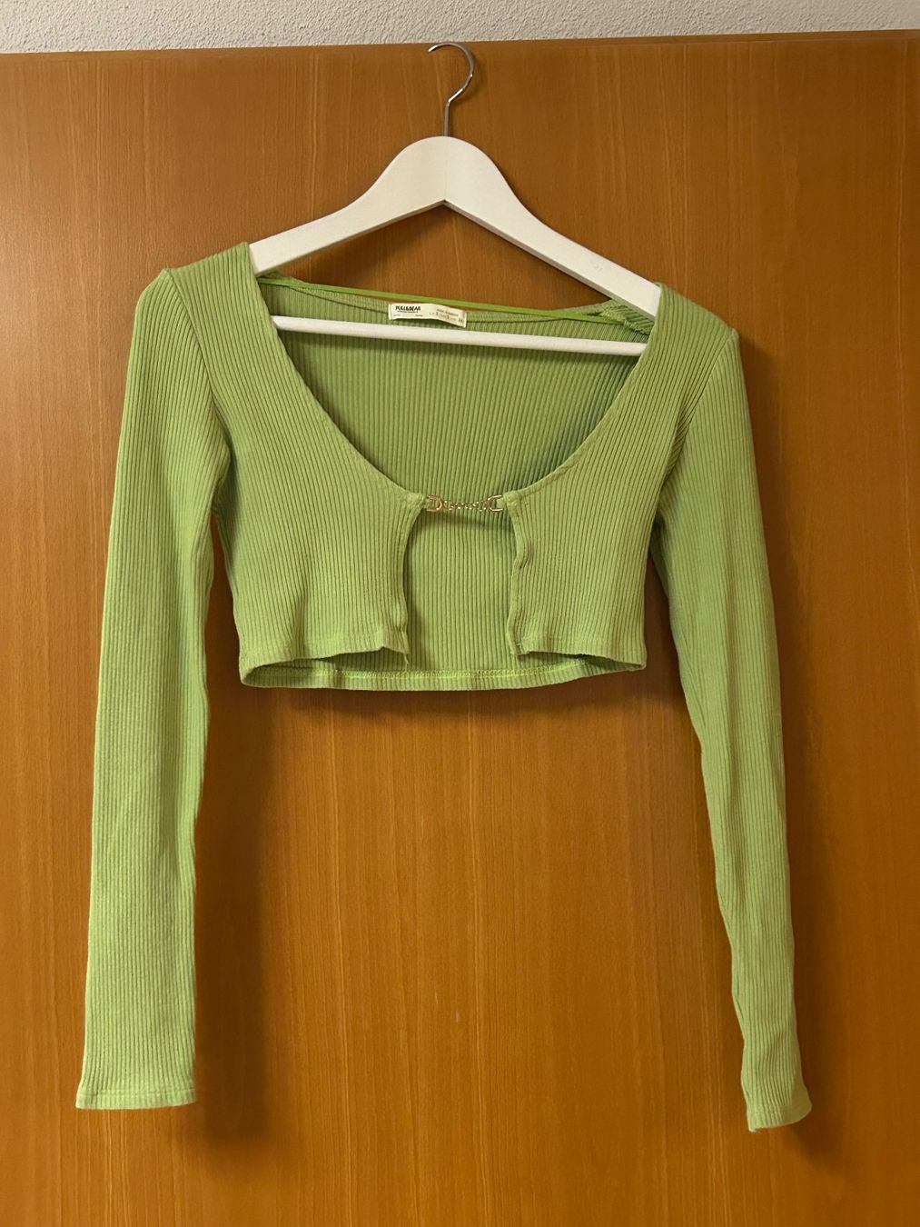 Tops: Pull&Bear Crop Top Grün Gr. S – Gebraucht aus Oberkulm von angela_05