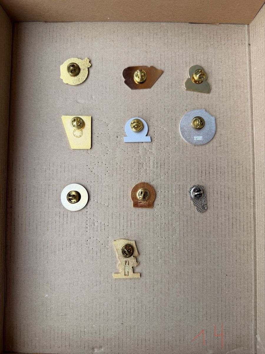 Placchette & Badge: Pin Set 14 - 10 Stück – Usato da st. gallen venduto da nerio450 1