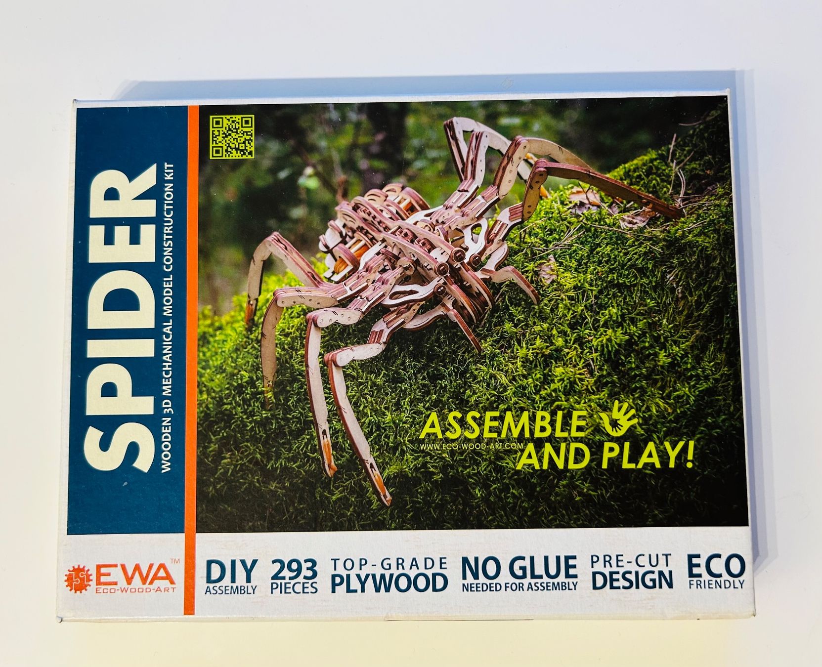 Kit di modellismo & Modellini statici: Holzmodell Spinne 3D Bausatz 293 Teile – Nuovo e nell'imballaggio originale da Aristau venduto da Mastergee
