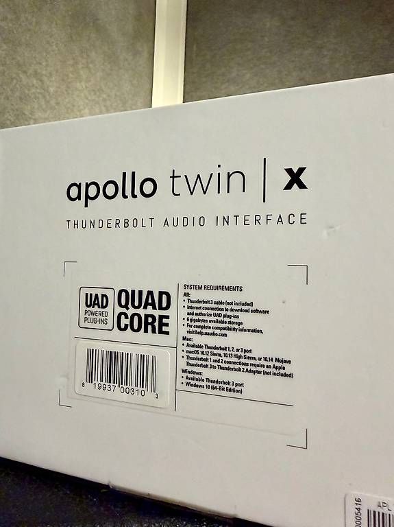 Universal Audio Attrezzatura per studi di registrazione: Universal Audio Apollo Twin X QUAD Heritage Edition – Usato da Préverenges venduto da map85 3