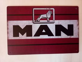MAN Blechschild