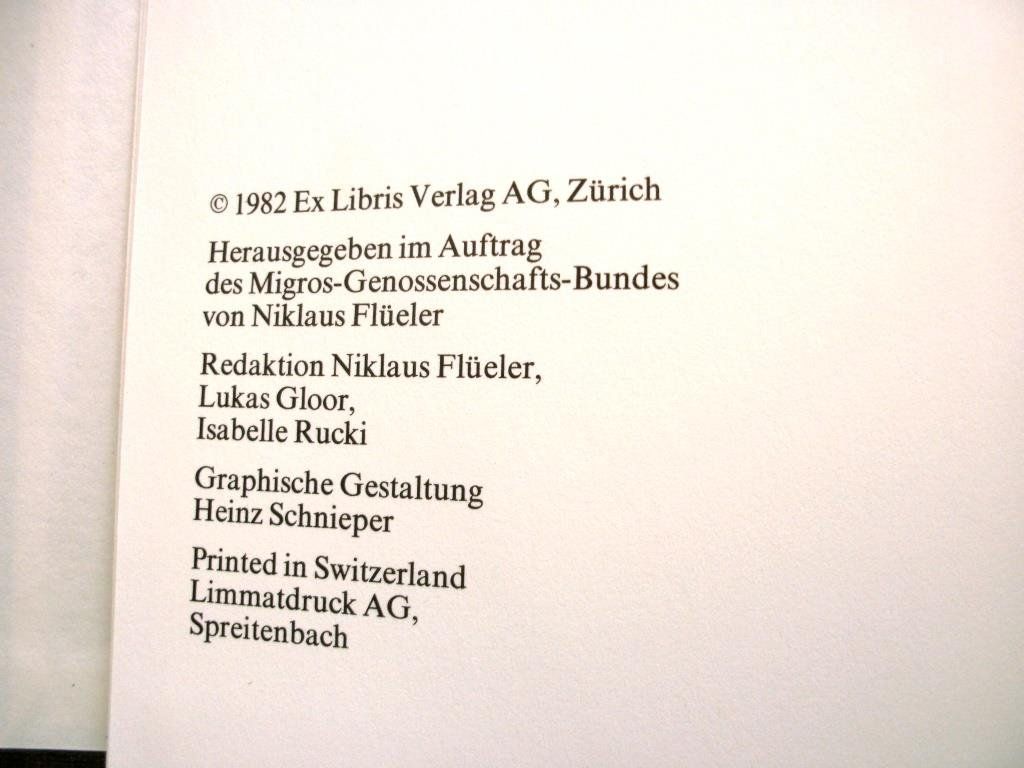 Libri: Kunstführer Schweiz - in Farbe,  Niklaus Flüler - 1982 – Usato da Grenchen venduto da Kogi7 2