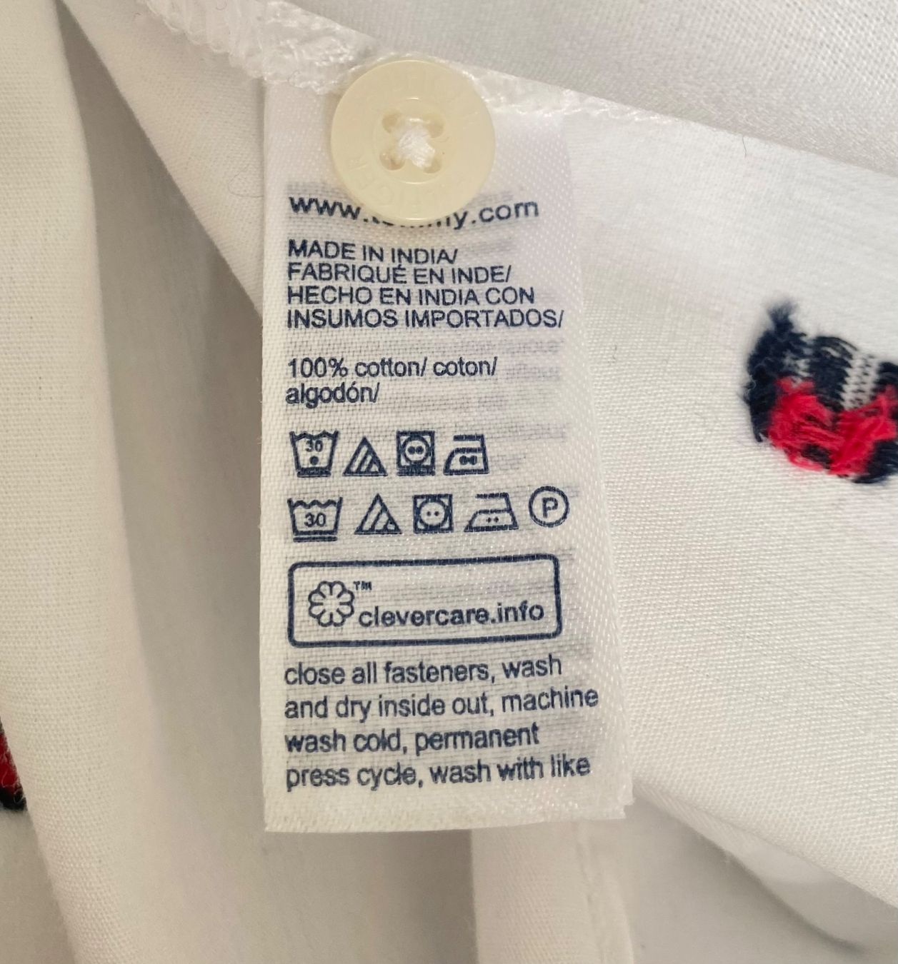 Tommy Hilfiger Camicette: Tommy Hilfiger Hemdbluse aus Baumwolle Grösse L – Usato da Oberwil BL venduto da Leni-Mischi 4