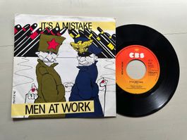 MEN AT WORK tolle Single Kult 80's New Wave It's a mistake
