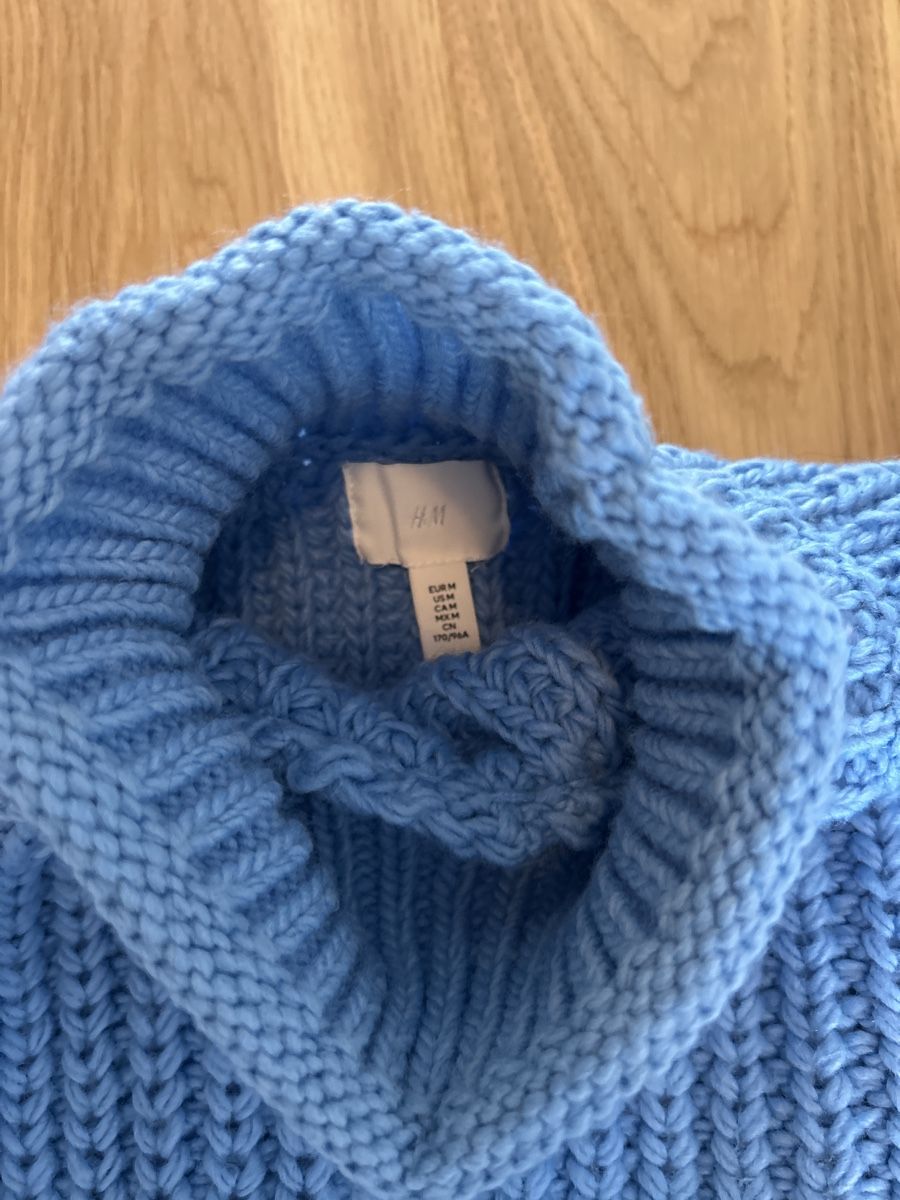 H&M Maglioni & Felpe: H&M Strickpullover, hellblau, Grösse M - Kuschelig! – Nuovo (secondo la descrizione) da Grafstal venduto da cleliadea 1