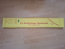 Segelflugmodell Kö III A-2 Bausatz 198 cm (absolute Rarität)