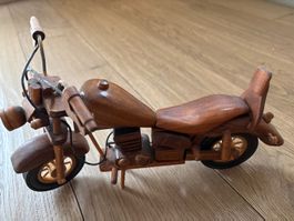 Holz Motorrad Deko, Einzelstueck, Top!