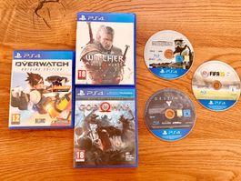 PS4 Spiele Paket mit 6 Spielen