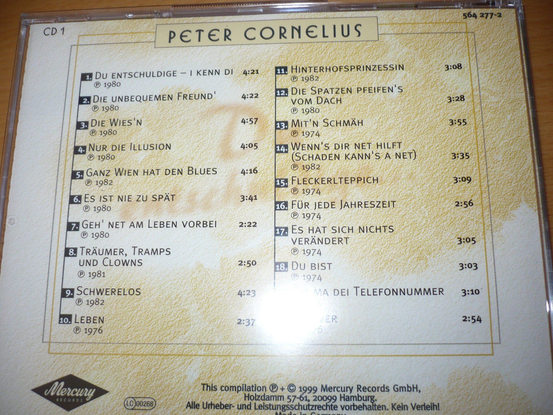 CD: PETER CORNELIUS 3 CD Box – Usato da Merzligen venduto da Marthe22 2