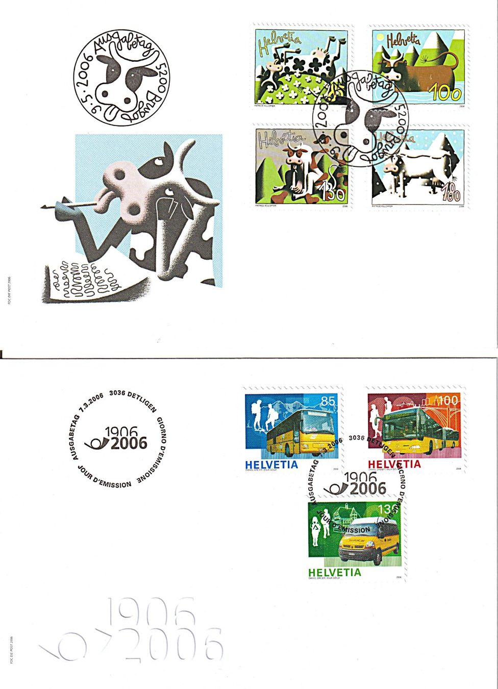 Tous les timbres: 2006 Sondermarken – Neuf (Voir description) à Frauenfeld par ottoleo