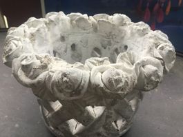 Vintage Blumen Übertopf