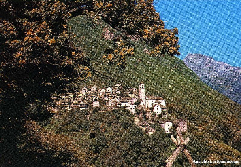 Cartoline postali: Corippo - Valle Verzasca + ca. 1970 – Usato da Emmenbrücke venduto da teestube