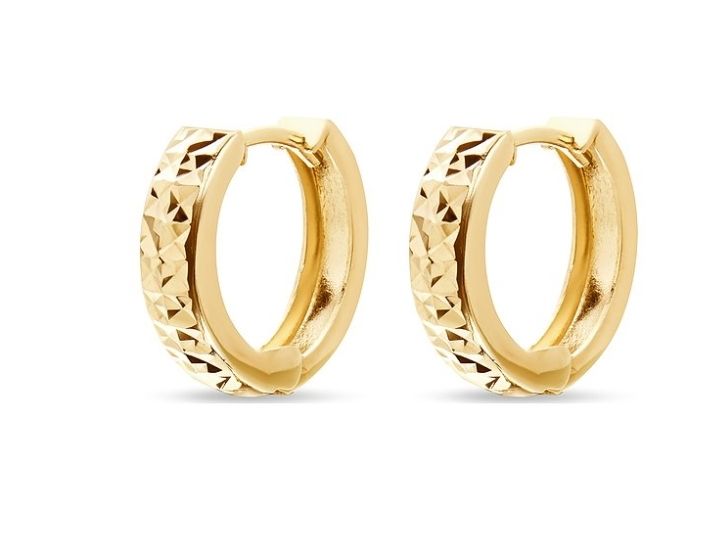 Orecchini pendenti & Orecchini a lobo: Creolen Echtgold  – Nuovo e nell'imballaggio originale da Hemmental venduto da 18kGold 2
