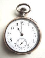 antike, verzierte Taschenuhr, Silber 0,800 / 75,5 gr.