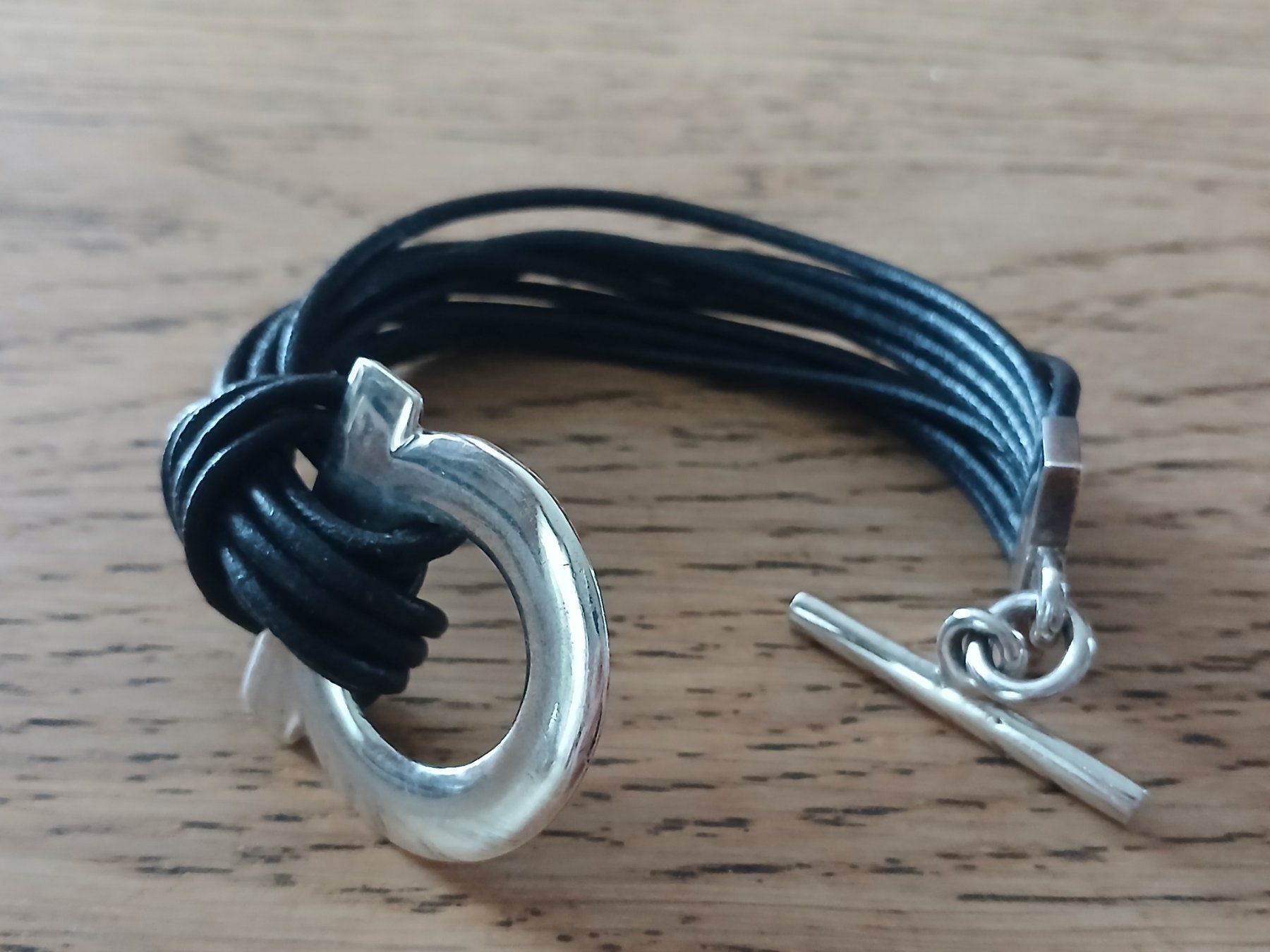 Armbänder & -reifen: Armband Leder Silber 950 – Gebraucht aus Aarburg von Emelie 1
