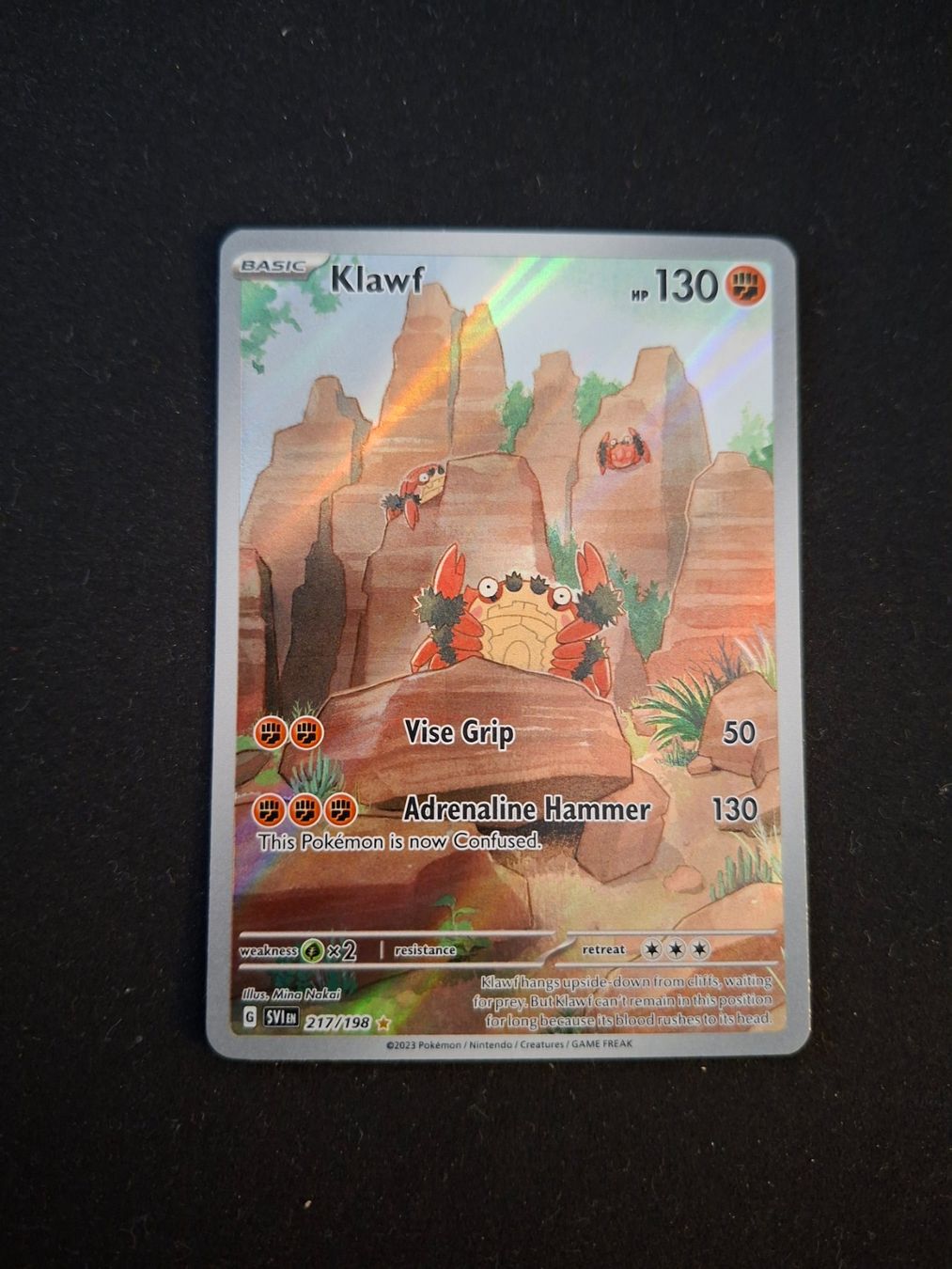 Pokémon Carte collezionabili: Klawf #217 SVI EN – Usato da Biasca venduto da Sara_Poke123