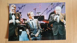 Frank Sinatra, Dean Martin, Sammy Davis, Original Autogramme