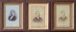 Foto-Portraits Sammlung antik, gerahmt | 22 Stück