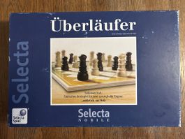 Brettspiel Selecta Überläufer Holz taktisch guter Zustand