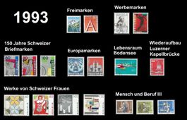 1993 schön gestempelt: Sonder-, Europa-, Frei- & Werbemarken