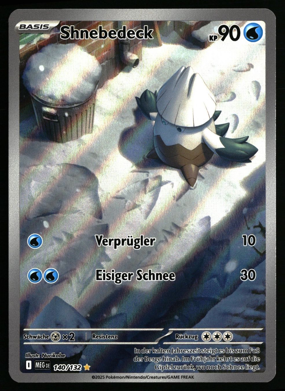 Pokémon Carte collezionabili: Shnebedeck #140 Pokemon Mega-Entwicklung – Usato da Feuerthalen venduto da Plazatoys