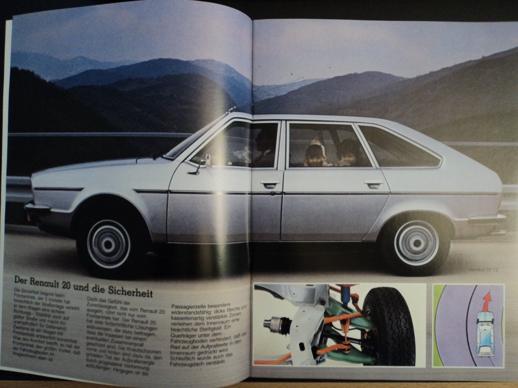 Renault Documenti: Prospekt Renault 20 1979 – Usato da Schwarzenburg venduto da modelCARama