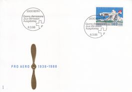 1988 F49 Pro Aero 1938-1988 FDC