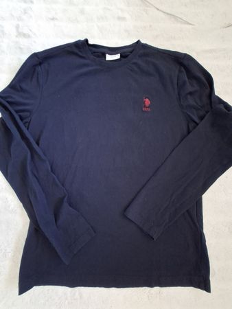 T-shirt manches longues bleu US Polo Assn. taille S 