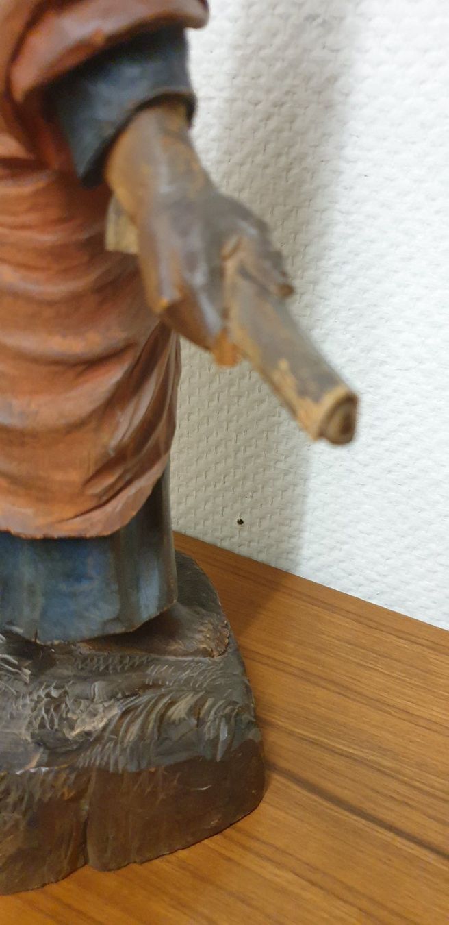 Skulpturen & Statuen: Holzfigur, Heiligenfigur St. Judas Thaddäus – Gebraucht aus Emmen von Brockofsky 8