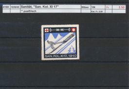 1939/45 Sanität, "San. Ko. XI 17", ** postfrisch