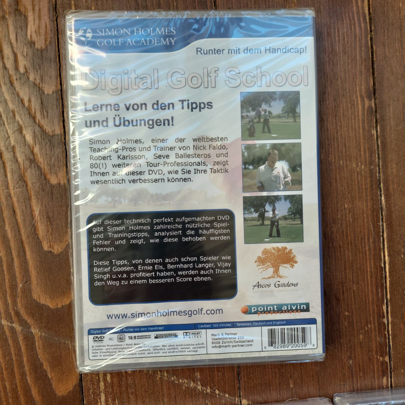 Alle DVDs: SIMON HOLMES Golfschule - 5 DVDs - NEU – Neu und originalverpackt aus Cavigliano von myoutdoor24 1