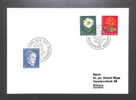 1963 FDC Pro Juventute Ersttagsbrief (Ohne Leuchtstoff)