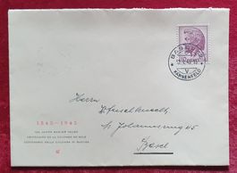 1946 Pestalozzi FDC, sauberer BELEG !