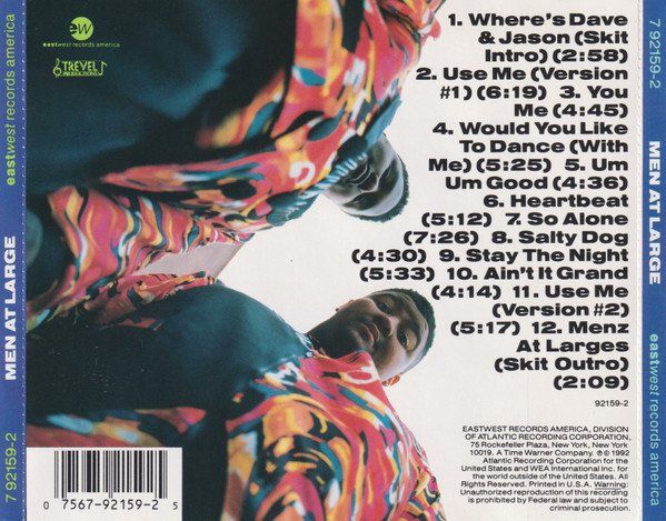 CDs: CD MEN AT LARGE - HIP-HOP – Gebraucht aus PORRENTRTUY von RABAIS_SPORT 1